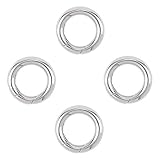 UNICRAFTALE 4Stk 24mm Feder Tor Ringe Edelstahl Federring Verschlüsse Geschlossene Ring...