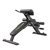 Tunturi CT80 Rückentrainer & Bauchtrainer/Bank/Core Trainer/Hyperextension - Klappbar, für zuhause