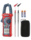 AstroAI Stromzange, Digital Clamp Meter 2000 Counts Auto Range Strommessgerät mit AC/DC-Spannung,...