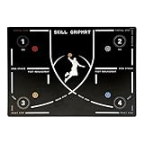 Basketball Dribbel Matte | Aufrollbare rutschfeste Leise Trainingsunterlage - Basketball Dribbel...