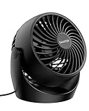 Gaiatop Tragbarer Tischventilator, 14 cm kleiner Elektrischer Ventilator mit 3 Geschwindigkeiten...