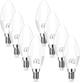 YIIFELL E14 Led Warmweiss, Glühbirne E14, 8er-Pack, 5w Ersetzt 40W Glühbirne, 2700k Nicht Dimmbar,...