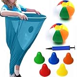 Vtizikl Yard Game Granny Pants, Funny Giant Stretchy Granny Pants, Garden Games with 2 Bouncy Balls...