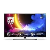 Philips 55OLED856 55 Zoll 4K UHD OLED Android TV, 4K Smart TV mit Ambilight, HDR-Bild, Dolby Vision...