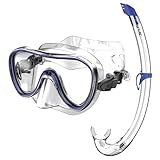 SEAC Set Bis Salina Top, Set mit Salina-Maske und Top-Schnorchel aus Silikon für Erwachsene und...