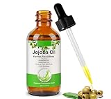 Jojobaöl Bio 60ml, 100% rein, natürlich und kaltgepresst - für Haare, Gesicht, Körper, Nägel,...