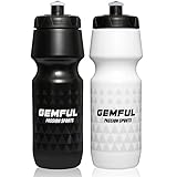 GEMFUL Sport Trinkflasche 750ml BPA-frei Fahrrad 2er Set