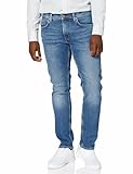 Tommy Hilfiger Herren Jeans Core Straight Denton Stretch, Blau (Boston Indigo), 34W / 32L