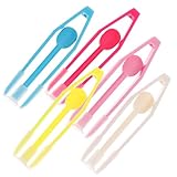 Anneome 5 Sätze Teiliges Kontaktlinsen Pinzetten mit Saugnapf Linsen Inserter Remover Bunte...