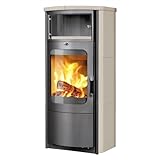 HARK 4040396004851 Kaminofen/Dauerbrandofen Opera-B, creme, 7 KW