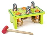 small foot 11162 Klopfbank Maulwurf, FSC® 100%-zertifiziertem Holz, robustes Hammerspiel, ab 18...