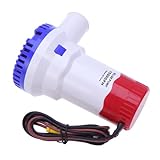 YARNOW Mini Bilgenpumpe mit Hoher Durchflussrate Tauchbare Wasserpumpe für Boote Garten und Haus...