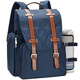 Picknick-Rucksack für 4 Personen mit großer isolierter Kühltasche, Picknickkorb-Set mit...