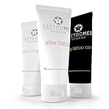 TattooMed Tattoo-Pflege Set, Medizinisches Hautpflegekomplettsystem für tätowierte Haut, 3er Pack...