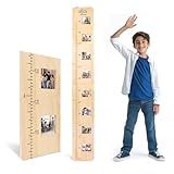 VNFSMY Massivholz,Messlatte für Kinderzimmer Personalisiert,70-190 cm - Messlatte Kinder...