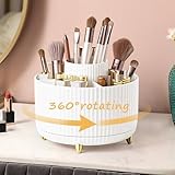 NINGESHOP Kosmetik Make Up Organizer, 360°Drehbarer Pinsel Organizer, Lidschattenpinsel Lippenstift...