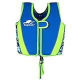 Schwimmweste Kinder aus Neopren, Schwimmjacke Schwimmlernweste für Jungen Mädchen Schwimmen...