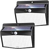 nipify Solarlampen für Außen mit Bewegungsmelder, 3 Modi Solarleuchten Beleuchtung IP65...