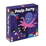 Janod - Kraken-Party - Gesellschaftsspiel Kind - Geschicklichkeits- und Denkspiel - 1 bis 4 Spieler...