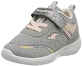 KangaROOS Mädchen Ky-chummy Ev Sneaker, Vapor Grey Frost Pink 2063, 23 EU