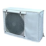 Abdeckung Klimaanlage Außengerät, Klimaanlage Abdeckung Wasserdicht und Sonnenbeständig, 600D...