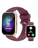 RUIMEN Smartwatch mit Telefonfunktion,Smartwatch für Damen Herren HD-Touch Screen Fitnessuhr mit...