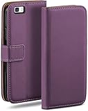 moex Book Case für Huawei P8 Lite 2015 Handyhülle mit Kartenfach, Hülle klappbar 360 Grad...