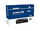 EDISION PROTON S2 Full HD Satelliten Receiver FTA, (DVB-S2 | ARD & ZDF SD Abschaltung tauglich)...