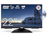 Cello C2224F Trav 22' Full HD DVD Camping Reise TV mit Rahmenlos Integrierter DVD-Player Triple...