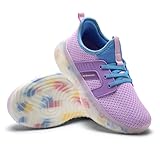 IceUnicorn Mädchen Turnschuhe Kinder Hallenschuhe Sportschuhe Slip on Sneakers für...