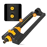 Automatisch Oszillierende Sprinkler Oszillationssprenger Viereckregner Bewässerung Garten...