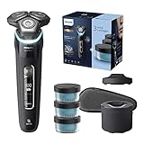 Philips Shaver Series 9000 Elektrischer Nass- und Trockenrasierer mit SkinIQ (Modell S9986/63)