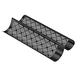 Original Kaiser Inspiration Baguette Backblech perforiert 40,5 x 20cm, Baguette Backform für 2...