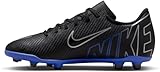 Nike Vapor 15 Club Fg/Mg Fussballschuh, Black/Chrome-Hyper R, 36 EU