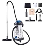 Scheppach Nass- / Trockensauger VC30 Premium | 30L Edelstahlbehälter & Zubehör | 1200W Leistung |...