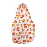 Rosewood Kürbis-Hunde-Regenmantel – Herbst-wasserdichte Jacke – Leichter Halloween-Hundemantel...
