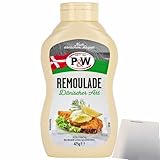 usy Bundle für P&W Original Dänische Remoulade (425ml Flasche) + usy Block
