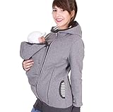 DXMCC Babyjacke für Mama und Baby, 2 in 1 Babytragejacke für Mama, Umstandsjacke mit...