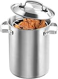 AYCDL Spargeltopf Aus Edelstahl 304 Mit Frittierkorb, Frittiertopf, Hoher Suppentopf,...