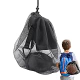Netz-Tragetasche für Einzelball, Kordelzug, Basketball-Aufbewahrung, Einzeltasche, Studenten,...