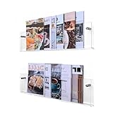 OOPDNEGAK Schubladenbox 2PCS Akten-Organizer Für Den Schreibtisch – Zeitschriftenregale Aus...