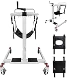 Errzom Patientenlift-Transferstuhl, Manueller Lift-Rollstuhl für den Homelift-Transferstuhl,...