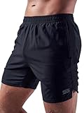 Satire Gym - Sport Shorts Herren kurz - Kurze Sporthose Herren mit Tasche - Fitness Shorts Herren...