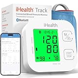 iHealth Track Vernetztes Oberarm-Blutdruckmessgerät, mit einer einstellbaren Universal-Manschette...