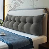 OHMG 180CM XXL Rückenkissen,Lesekissen für Bett und Sofa,Keilkissen,Rückenpolster für die Wand,...