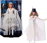 Barbie Mattel Signature-Puppe, Stevie Nicks Bella Donna Sammlerpuppe mit fließendem weißen Kleid,...
