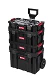 XL Werkzeugtrolley, Werkstattkoffer Set, Werkstattwagen Set ausQ-Brick Serie mit viel Zubehör! B x...