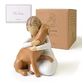 Engel Figur, Schutzengel Figur, Handbemalte Hund Engel Figuren HundeErinnerung Geschenke,...