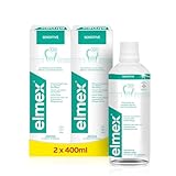 elmex Mundspülung Sensitive 2x 400ml – Mundspülung für Extraschutz vor schmerzempfindlichen...