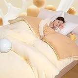 HLTQL Winterdecke Aus Sojafasern, Dicke Winterdecke, Sehr Warme Und Superweiche Decke Für 2...